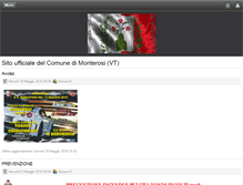 Tablet Screenshot of comune.monterosi.vt.it